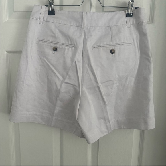 NWT! Madewell Light Beige High-Waisted Pleated Shorts Size Medium - Picture 10 of 12